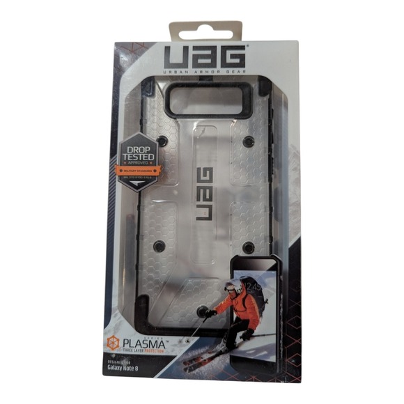 L1. UAG Plasma Case For Samsung Galaxy Note 8 - Ice Clear - Picture 1 of 2